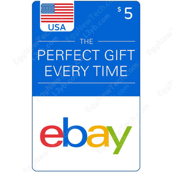 $5 USA ebay - Gift Card - Digital Code