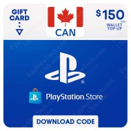 PlayStation Store Gift Card CDN$150 Canada - Instant Digital Code