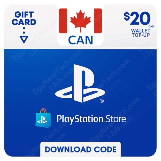 CDN$20 Canada PlayStation Store Gift Card - Digital Code
