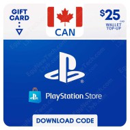 PlayStation Store Gift Card CDN$25 Canada - Instant Digital Code