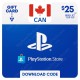 CDN$25 Canada PlayStation Store Gift Card - Digital Code
