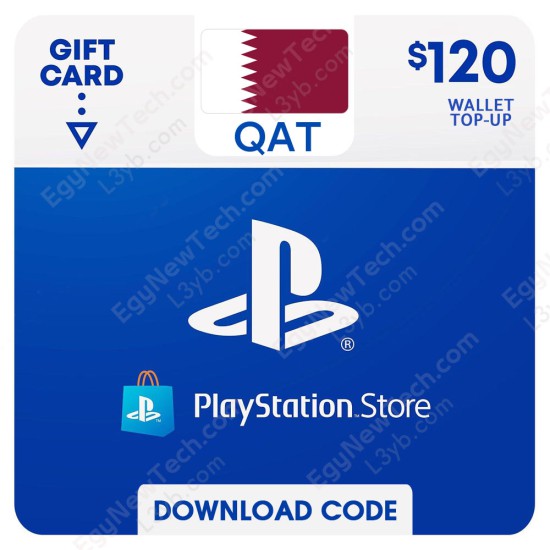 PlayStation Store Gift Card $120 Qatar - Instant Digital Code front cover