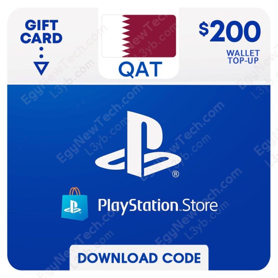 PlayStation Store Gift Card $200 Qatar - Instant Digital Code PlayStation Store Gift Card $200 Qatar - Instant Digital Code front cover