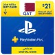 PlayStation Store Gift Card $21 Qatar - Instant Digital Code front cover