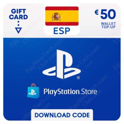بطاقه بلايستيشن ستور اسباني 50 يورو - كود رقمي فوري