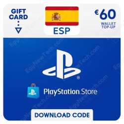 بطاقه بلايستيشن ستور اسباني 60 يورو - كود رقمي فوري
