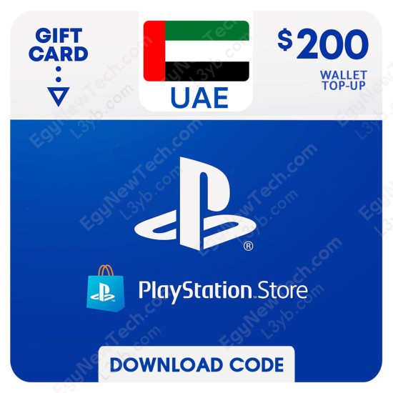 $200 UAE PlayStation Store Gift Card - Digital Code - EgyNewTech $200 UAE PlayStation Store Gift Card - Digital Code