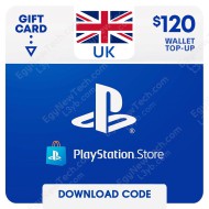 PlayStation Store Gift Card £120 UK  - Instant Digital Code