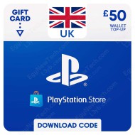 PlayStation Store Gift Card £50 UK  - Instant Digital Code