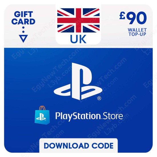 PlayStation Store Gift Card £90 UK  - Instant Digital Code front cover