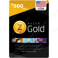 Razer Gold Gift Card $500 USA - Instant Digital Code