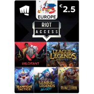 بطاقه رايوت اكسيس ستور اوروبي 2.5 يورو - كود رقمي فوري