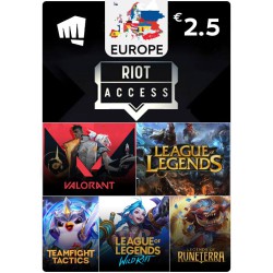بطاقه رايوت اكسيس ستور اوروبي 2.5 يورو - كود رقمي فوري