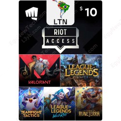 Riot Access $10 Latam America - Instant Digital Code