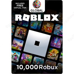 بطاقة روبلوكس 10000 روبوكس - جلوبال - كود رقمي فوري