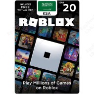 Roblox SAR 20 KSA - Instant Digital Code
