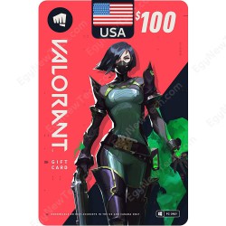 VALORANT $100 USA - PC - Instant Digital Code
