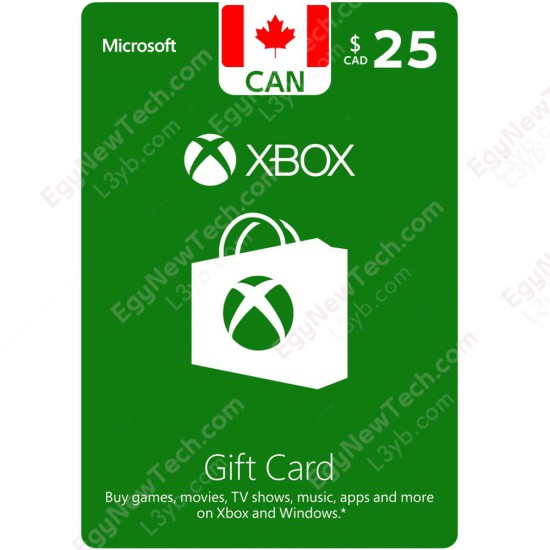 Xbox Gift Card CDN$25 Canada - Instant Digital Code front cover