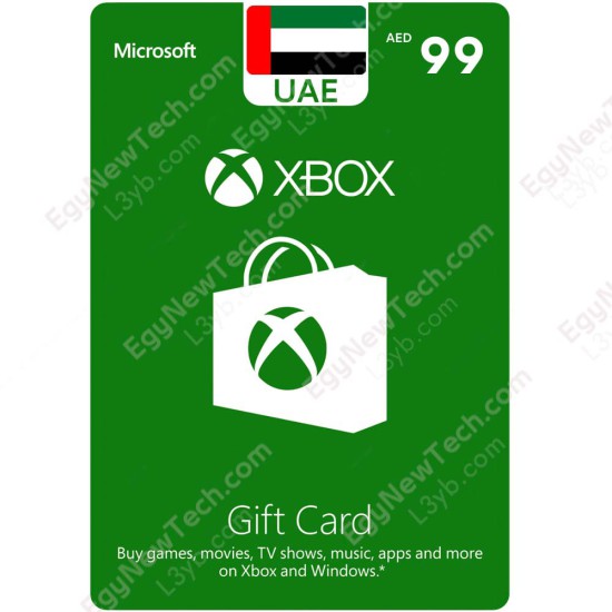 Xbox Gift Card AED99 UAE - Instant Digital Code Xbox Gift Card AED99 UAE - Instant Digital Code front cover