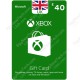 Xbox Gift Card £40 UK - Instant Digital Code front cover