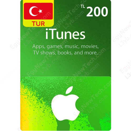 iTunes Gift Card ₺200 Turkey - Instant Digital Code front cover