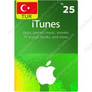 iTunes Gift Card ₺25 Turkey - Instant Digital Code