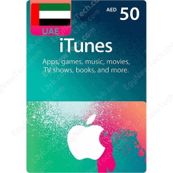 بطاقة اي تيونز 50 درهم اماراتي - كود رقمي فوري