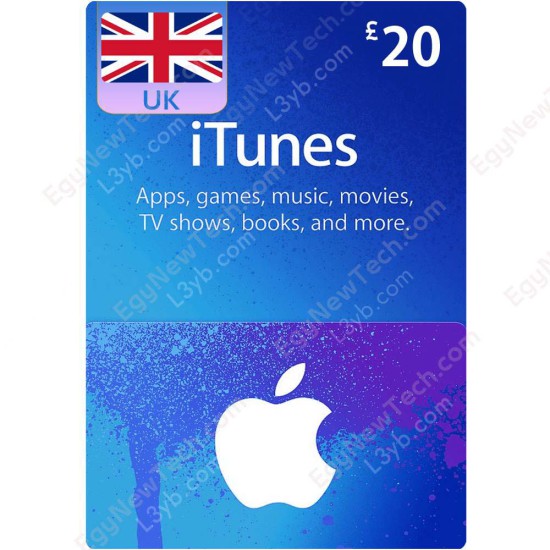 iTunes Gift Card £20 UK - Instant Digital Code front cover