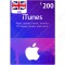 iTunes Gift Card £200 UK - Instant Digital Code