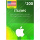 iTunes Gift Card $200 USA - Instant Digital Code front cover