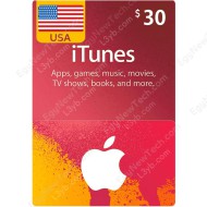 iTunes Gift Card $30 USA - Instant Digital Code