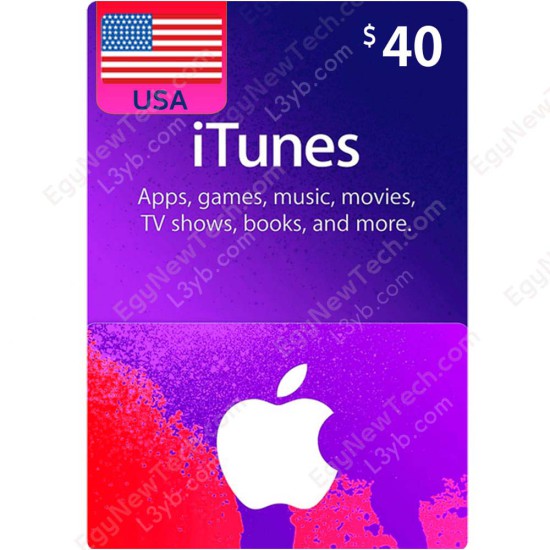 iTunes Gift Card $40 USA - Instant Digital Code iTunes Gift Card $40 USA - Instant Digital Code front cover