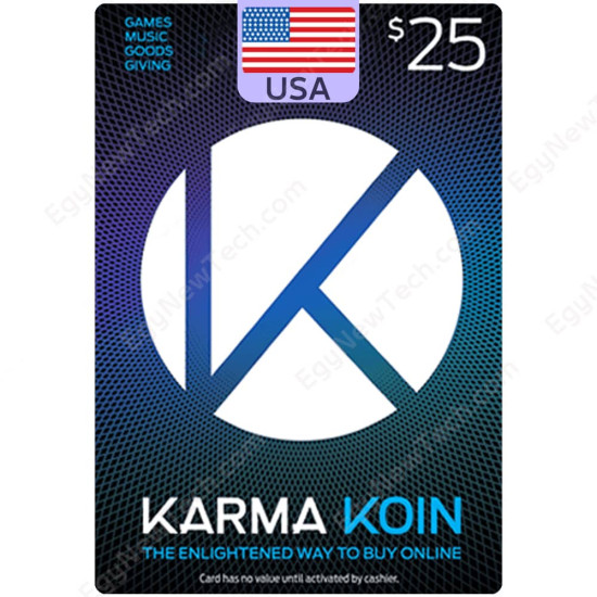 $25 USA Karma Koin - Digital Code