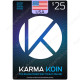$25 USA Karma Koin - Digital Code