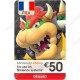 Nintendo eShop Gift Card €50 France eCash - Instant Digital Code front cover
