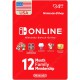 Nintendo Online Family 1 Year USA For Nintendo Switch - Instant Digital Code front cover
