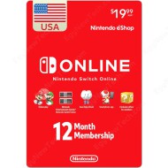 Nintendo Online Individual 1 Year USA For Nintendo Switch - Instant Digital Code