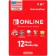 Nintendo Online Individual 1 Year USA For Nintendo Switch - Instant Digital Code front cover