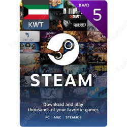 Steam Gift Card KWD5 Kuwait - Instant Digital Code