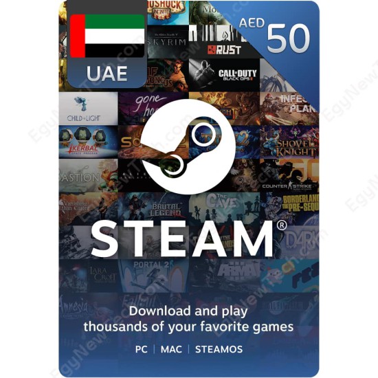 Steam Gift Card AED50 UAE - Instant Digital Code Steam Gift Card AED50 UAE - Instant Digital Code front cover