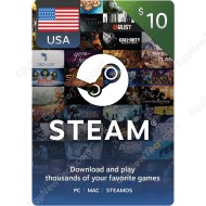 Steam Gift Card $10 USA - Instant Digital Code