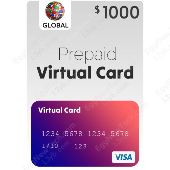 $1000 Recharge RedotPay Virtual Visa Credit Card