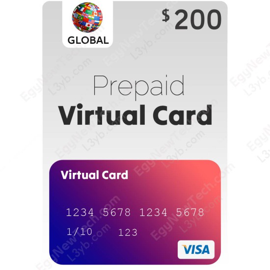 $200 Recharge RedotPay Virtual Visa Credit Card